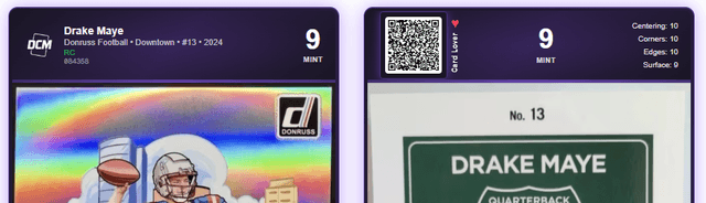 Card Lovers emblem on card label