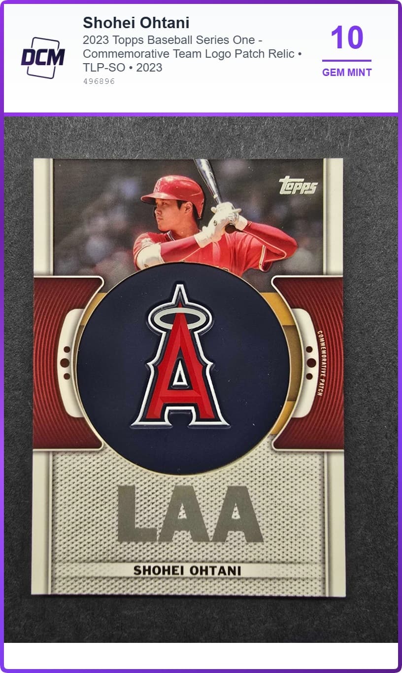 Shohei Ohtani graded card