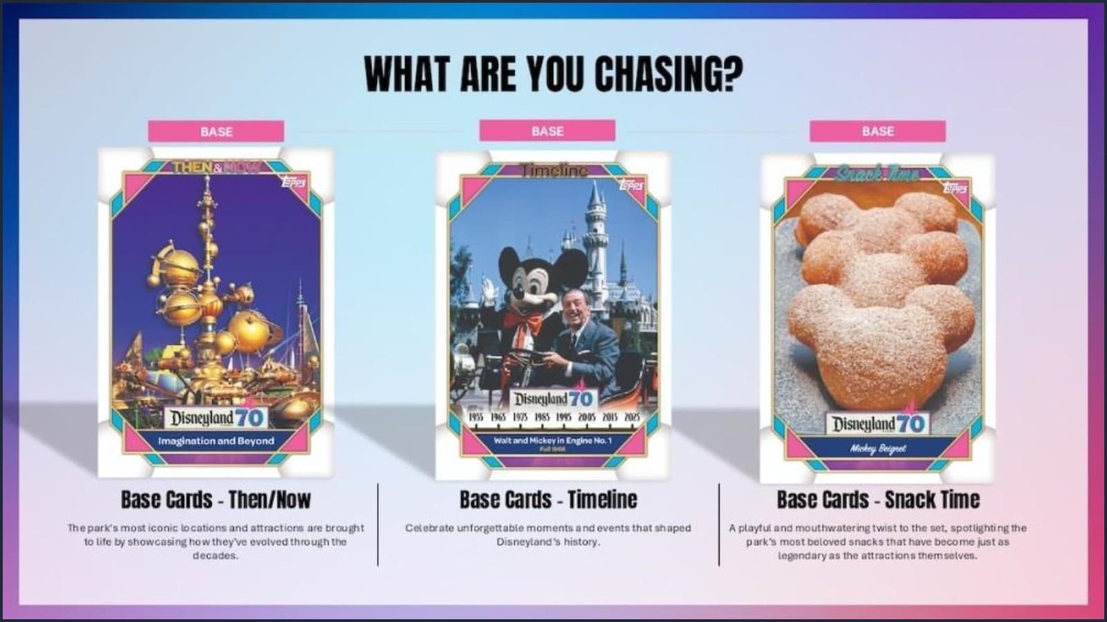 2025 Topps Disneyland 70th Anniversary Cards